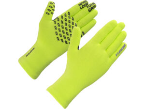 GripGrab Waterproof Knitted Winter Gloves, XL/XXL, yellow hi-vi