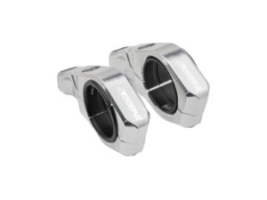 REVERSE Stem Black-ONE D-2 45 mm Ø31,8 mm & Ø35 mm, silver Direct Mount