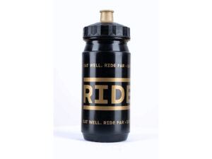 Chimpanzee Waterbottle 500ml, black-gold
