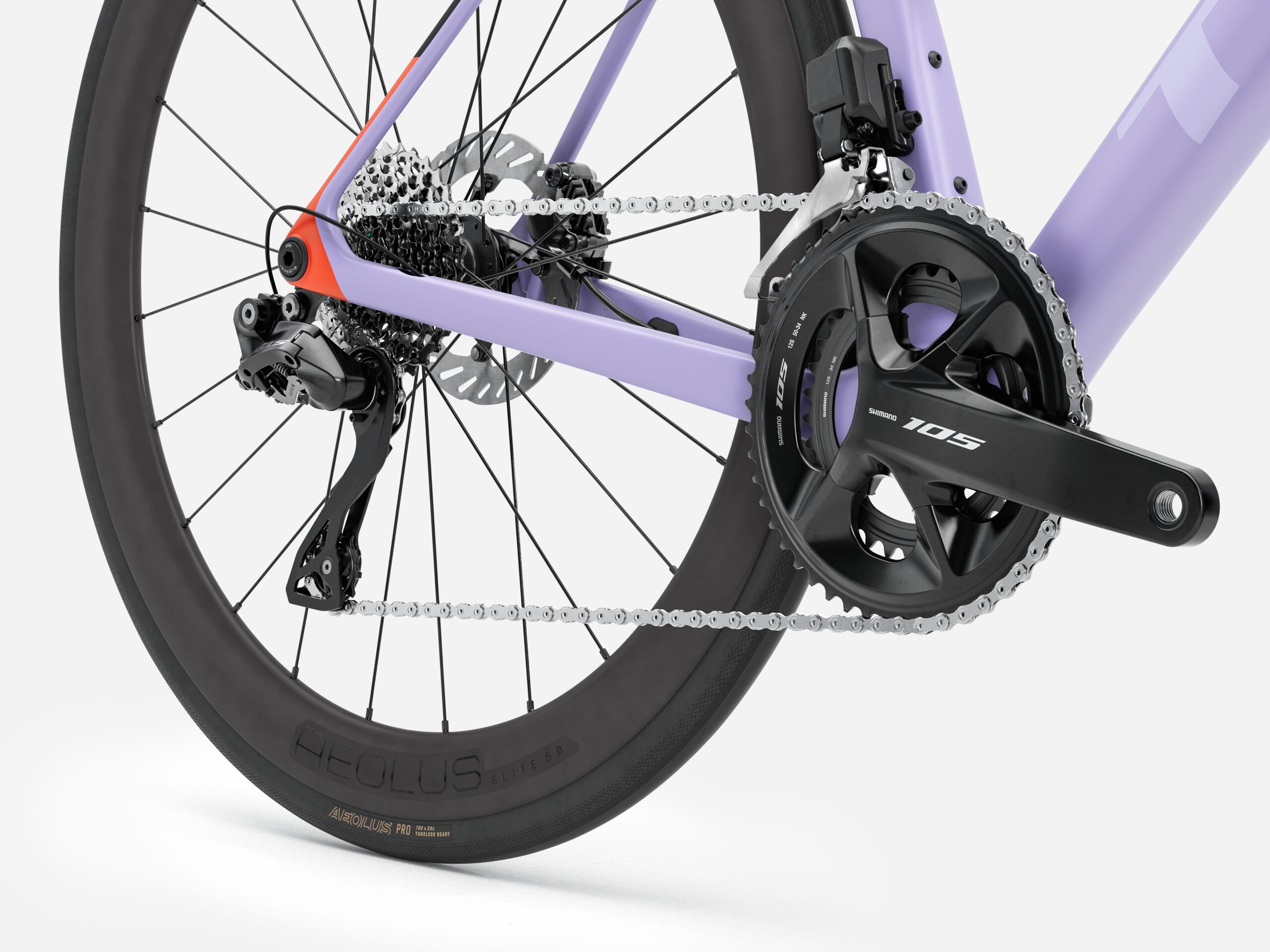 TREK Madone SL 6 S Matte Lavender Haze/Deep Smoke - Billede 12