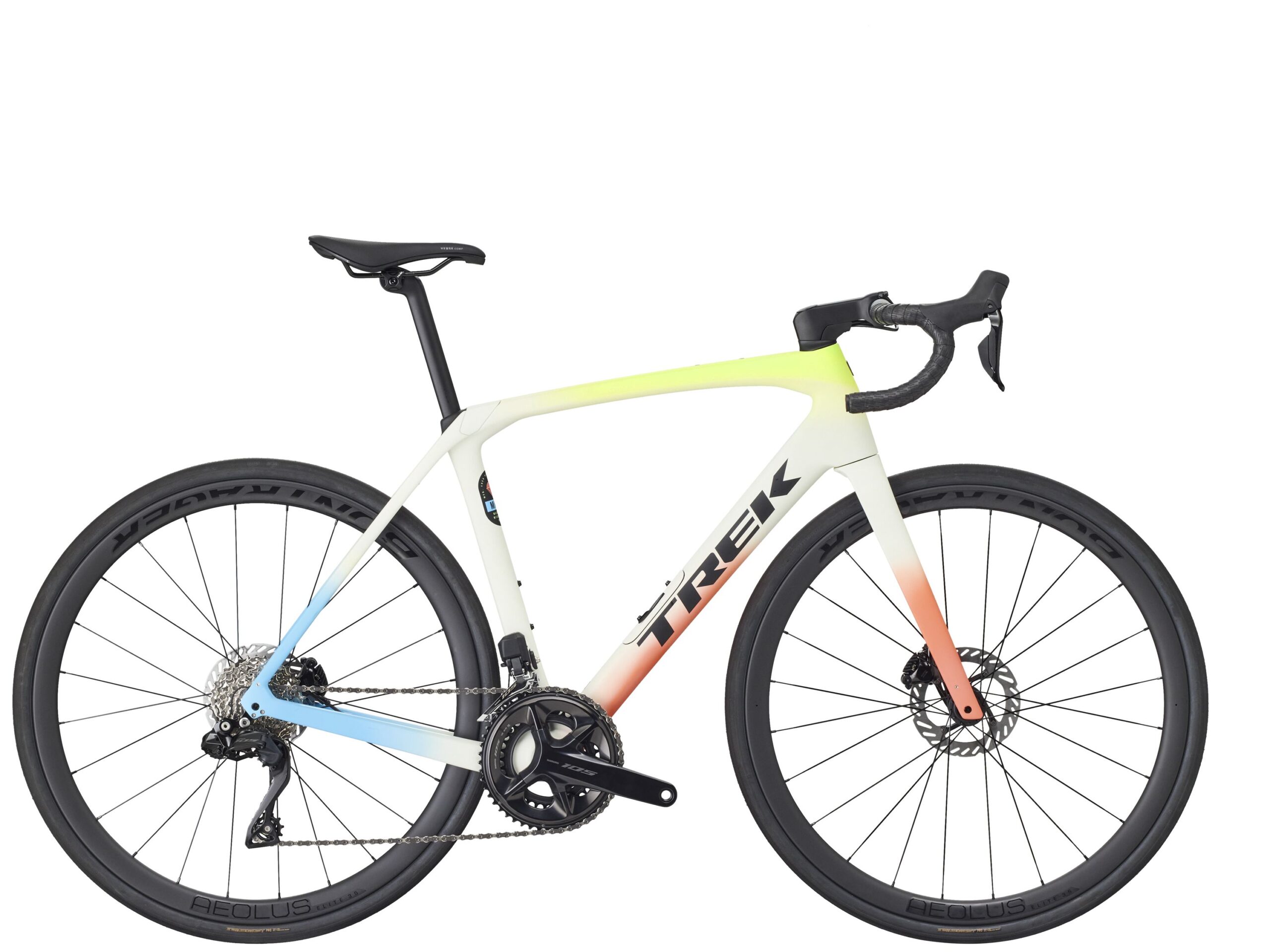 TREK Domane SL 6 47 Era White/Glowstick/Coral Fade