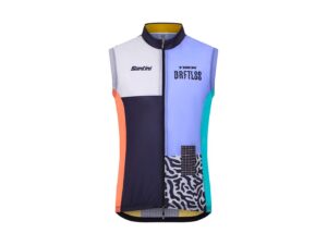 SANTINI Vest Santini Trek Driftless Windshell Large Blue