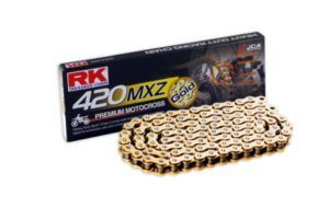 RK chain "420MXZ" 140 led Guld