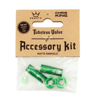 Peaty's x ChrisKing Tubeless Valves Kit  Emerald